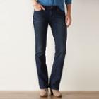 Women's Sonoma Goods For Life&trade; Curvy Fit Slim Bootcut Jeans, Size: 4 T/l, Dark Blue