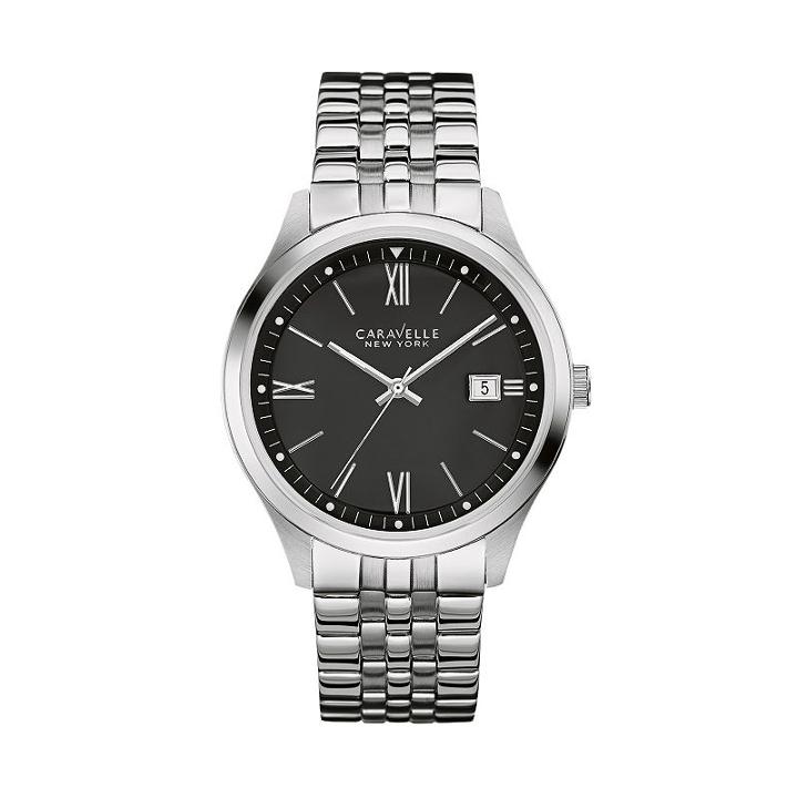 Caravelle New York By Bulova Men's Stainless Steel Watch - 43b144, Grey