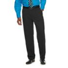 Men's Croft & Barrow&reg; Classic-fit No-iron Stretch Pleated Dress Pants, Size: 36x30, Black