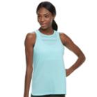 Women's Tek Gear&reg; Jersey Dot Mesh Tank, Size: Xs, Turquoise/blue (turq/aqua)
