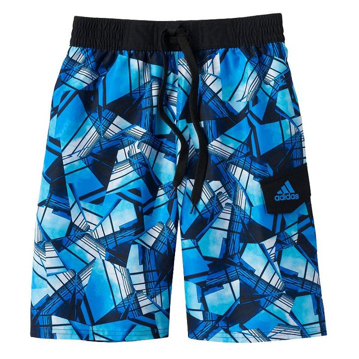 Boys 8-20 Adidas Geo City Board Shorts, Boy's, Size: Xl(18/20), Blue (navy)