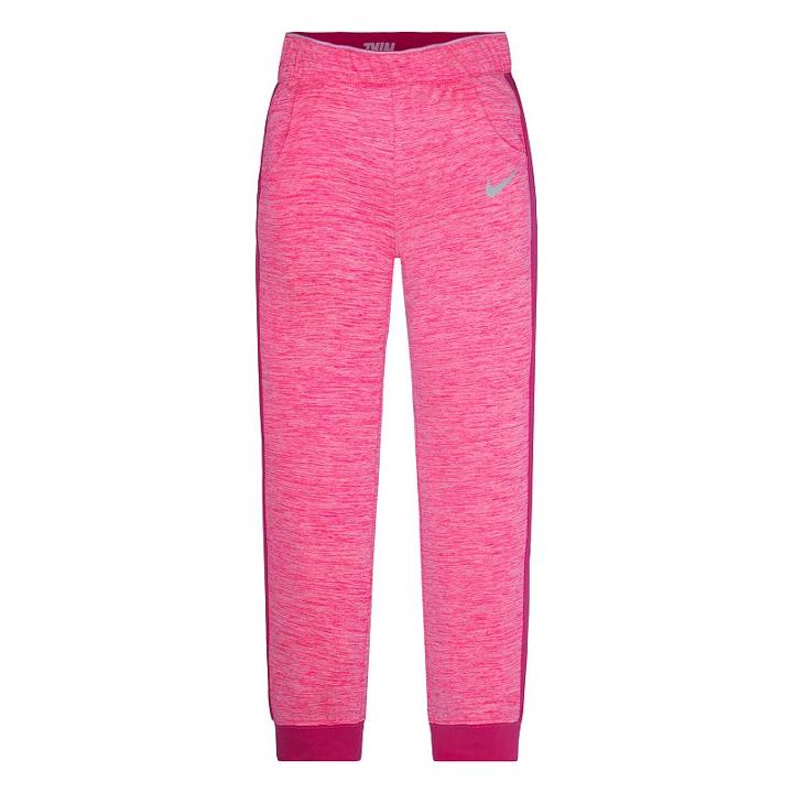 Girls 4-6x Nike Dri-fit Sport Essentials Heathered Jogger Pants, Girl's, Size: 4, Med Pink