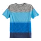 Boys 8-20 Urban Pipeline Striped Colorblock Tee, Size: Medium, Blue