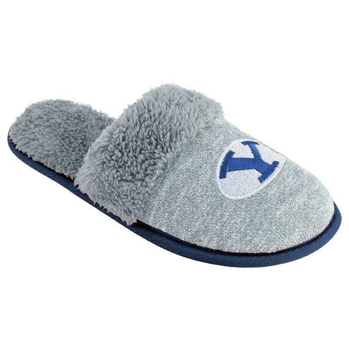 Women's Byu Cougars Sherpa-lined Clog Slippers, Size: Large, Grey