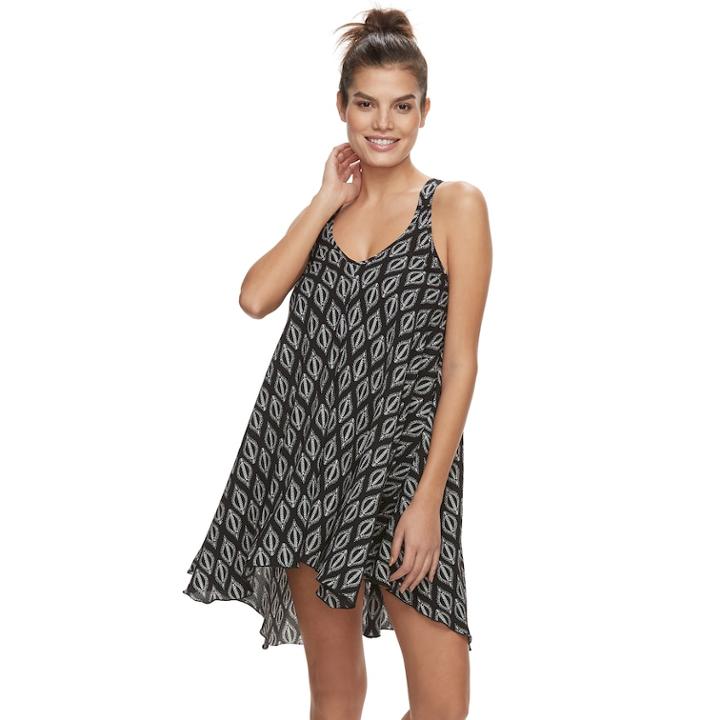 Women's Apt. 9&reg; Leaf Swing Cover-up, Size: Small, Geo Leaf
