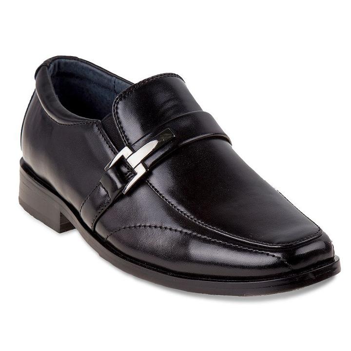 Joseph Allen Boys' Slip-on Dress Shoes, Boy's, Size: 1, Black