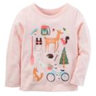 Girls 4-8 Carter's Explore Tee, Size: 5, Light Pink