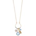 Lc Lauren Conrad Charm Pendant Long Necklace, Women's, Blue
