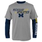 Boys 8-20 Michigan Wolverines United Tee Set, Size: Xl 18-20, Grey
