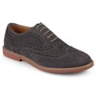 Vance Co. Lantz Men's Wingtip Dress Shoes, Size: Medium (12), Grey