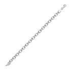 Sterling Silver Chain Bracelet - 7 1/4-in, Women's, Size: 7.25, Grey