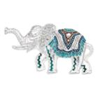 Napier Silver Tone Elephant Pin, Women's, Multicolor