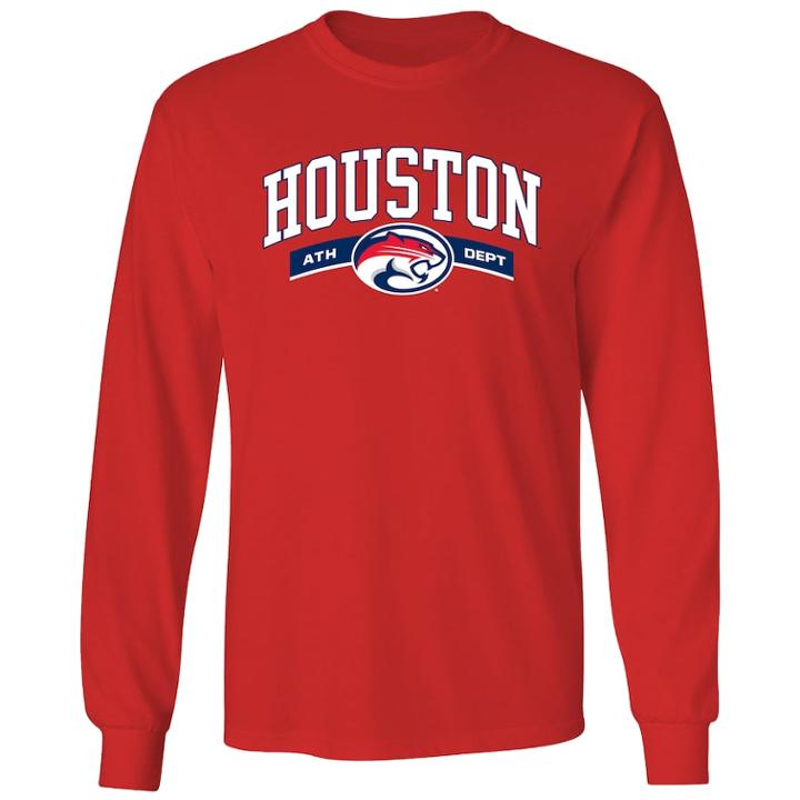Men's Houston Cougars Banner Tee, Size: Xl, Red