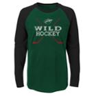 Boys 4-18 Minnesota Wild Hockey Sticks Tee, Size: 12-14, Dark Green