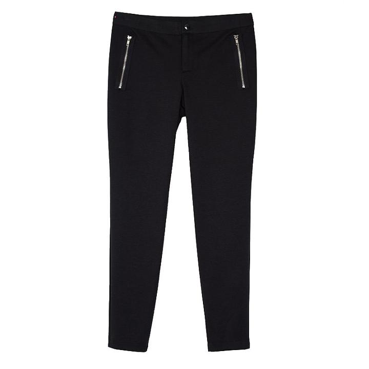 Girls 7-16 Iz Amy Byer Moto Skinny Ponte Pants, Size: Medium, Black