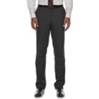 Men's Apt. 9&reg; Extra-slim Fit Stretch Flat-front Suit Pants, Size: 36x32, Grey (charcoal)