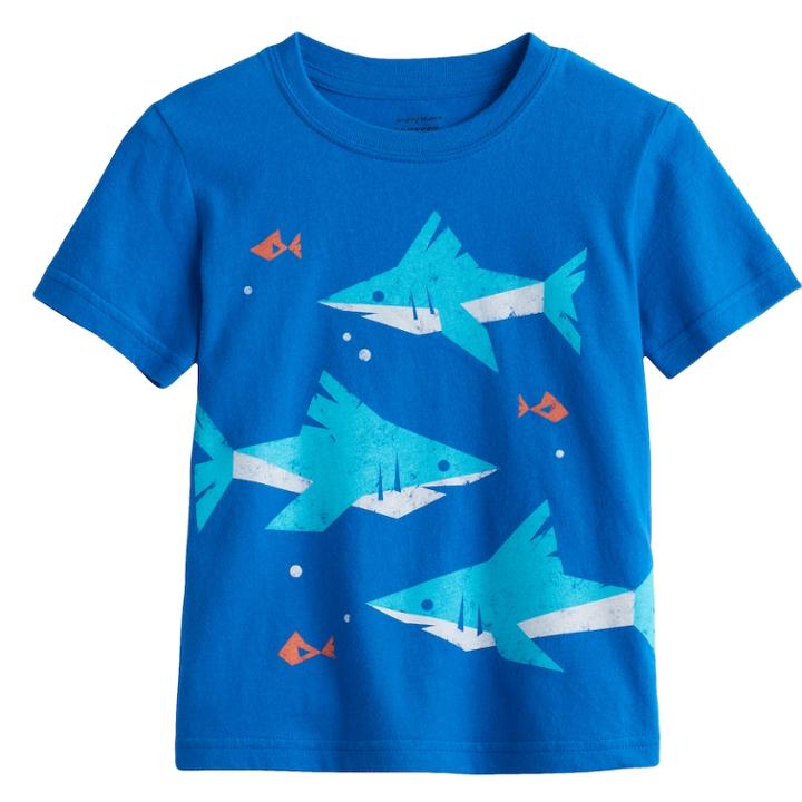 Toddler Boy Jumping Beans&reg; Graphic Tee, Size: 2t, Med Blue