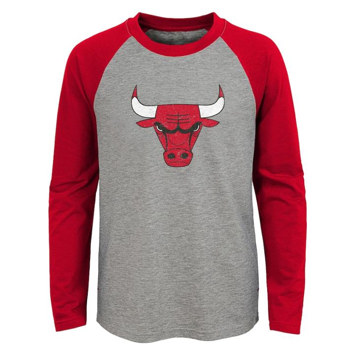 Boys 4-18 Chicago Bulls Fadaway Tee, Size: 6-7, Grey