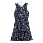 Girls 7-16 & Plus Size Heartsoul Skater Dress & Necklace Set, Girl's, Size: Small, Blue (navy)