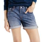 Women's Levi's 501 Ct Cuffed Jean Shorts, Size: 26, Med Blue