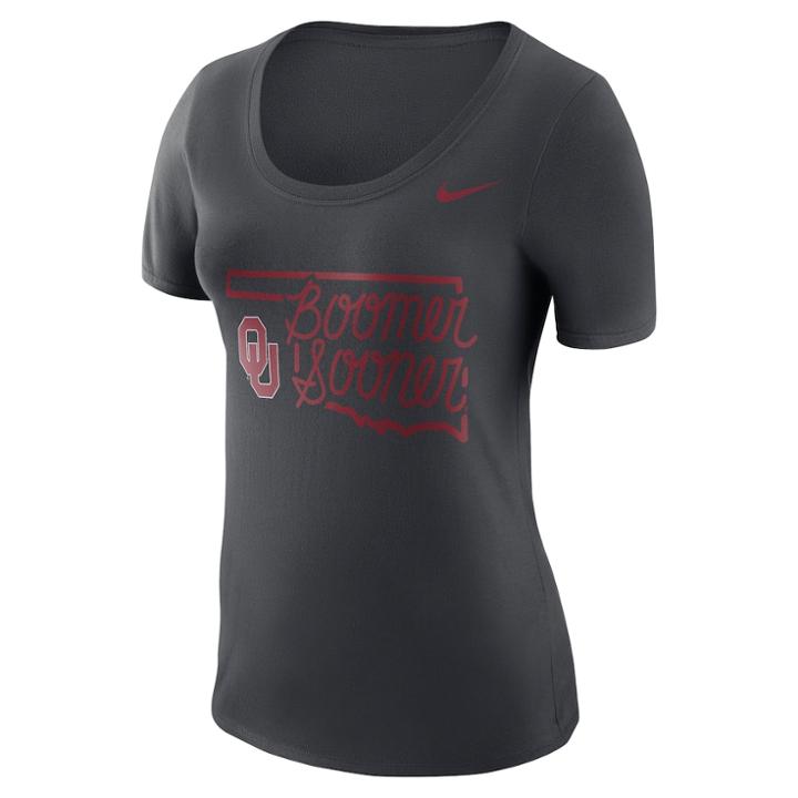 Women's Nike Oklahoma Sooners Local Elements Tee, Size: Xxl, Black