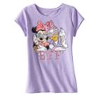 Disney's Minnie Mouse & Daisy Duck Girls 4-7 Bff Slubbed Tee By Jumping Beans&reg;, Size: 6, Med Purple
