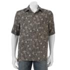 Big & Tall Batik Bay Classic-fit Tropical Button-down Shirt, Men's, Size: 2xb, Black