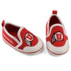 University Of Utah Utes Crib Shoes - Baby, Infant Unisex, Size: 9-12months, Red