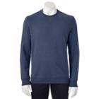 Men's Tek Gear&reg; Fleece Crew Sweatshirt, Size: Small, Blue (navy)