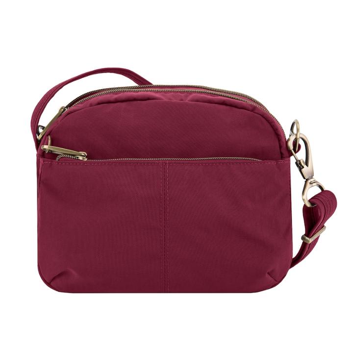 Travelon Anti-theft Signature Shoulder Bag, Women's, Red