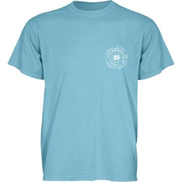 Juniors' Blue 84 Notre Dame Fighting Irish Coffee Ring Tee, Women's, Size: Small