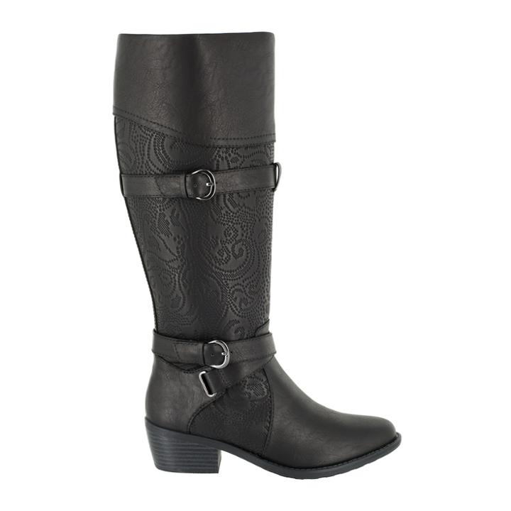 Easy Street Kelsa Women's Knee High Boots, Size: 10 Wide, Oxford