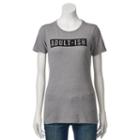 Juniors' Adult-ish Short Sleeve Graphic Tee, Size: Xl, Grey