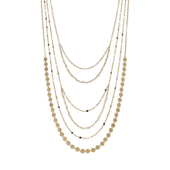 Bead Multistrand Necklace, Women's, Red Other