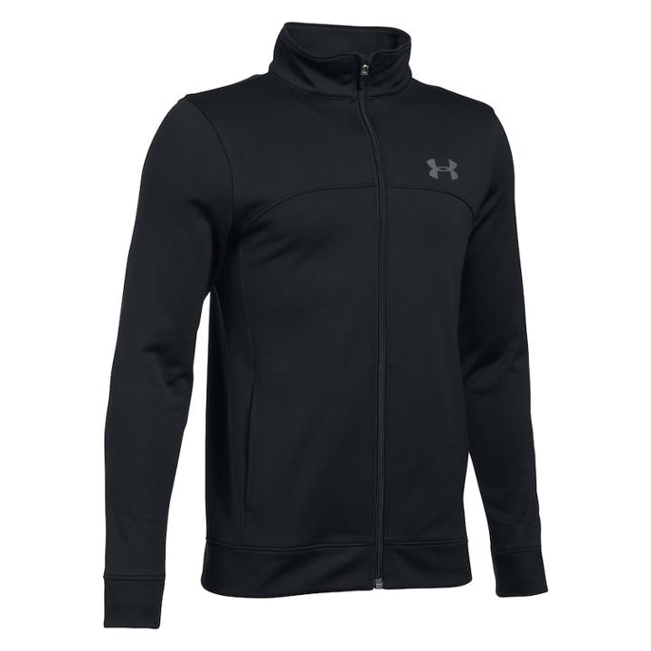 Boys 8-20 Under Armour Pennant Warm-up Jacket, Size: Large, Black