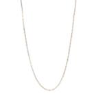 Primavera Tri-tone Sterling Silver Daisy Chain Long Necklace, Women's, Multicolor