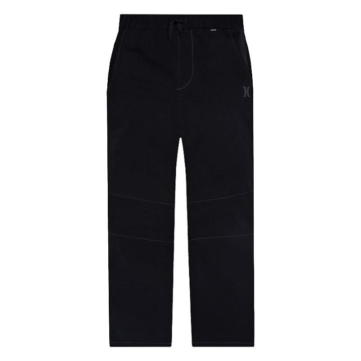 Boys 4-7 Hurley Dri-fit Tapered Pants, Size: 6, Black