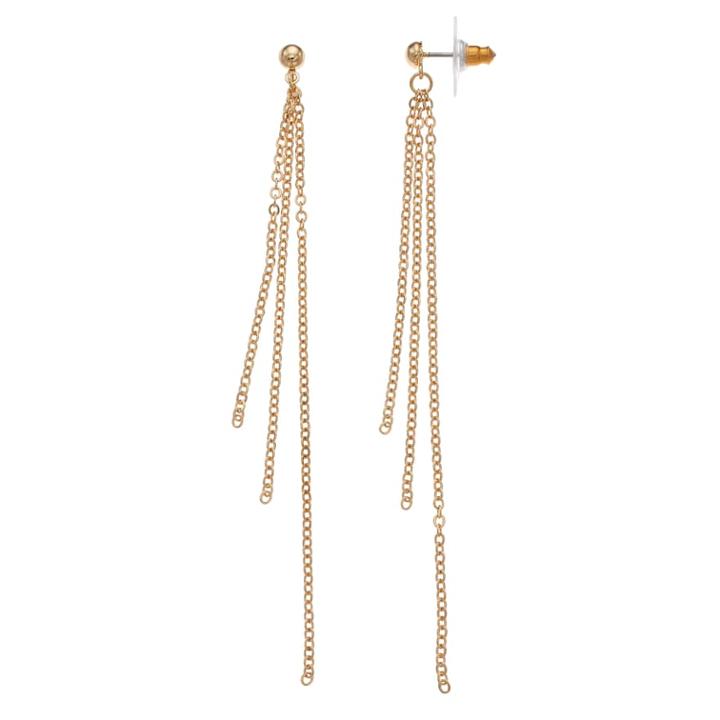 Lc Lauren Conrad Chain Tassel Nickel Free Linear Earrings, Women's, Gold