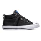 Boys' Converse Chuck Taylor All Star Street Slip Mid Sneakers, Size: 12, Black