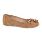 Henry Ferrera High 5 Women's Ballet Flats, Size: 7, Beig/green (beig/khaki)