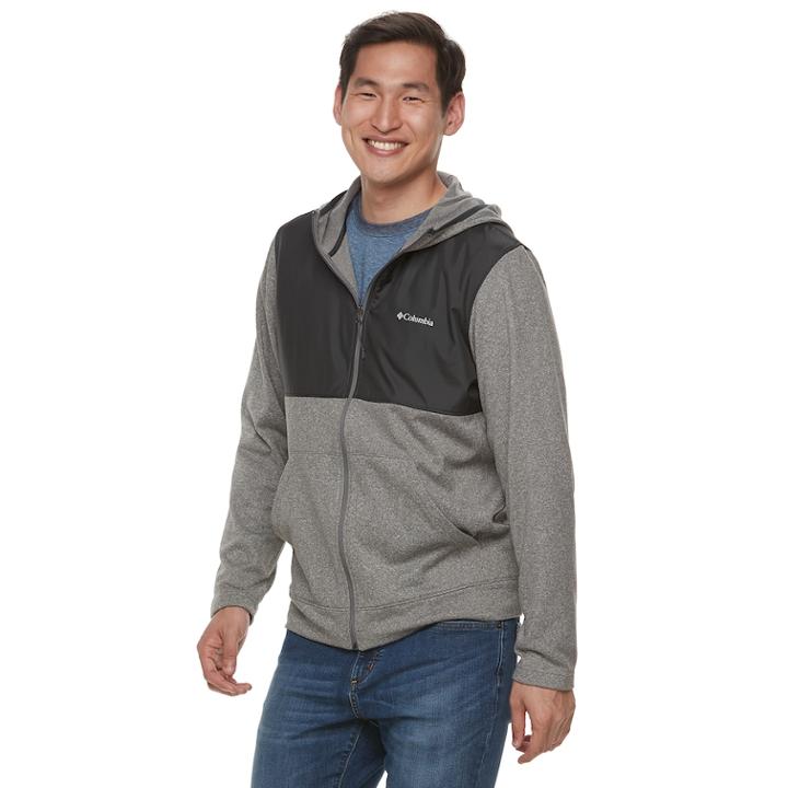 Big & Tall Columbia Dunsire Point Hybrid Hoodie, Men's, Size: 3xb, Med Grey