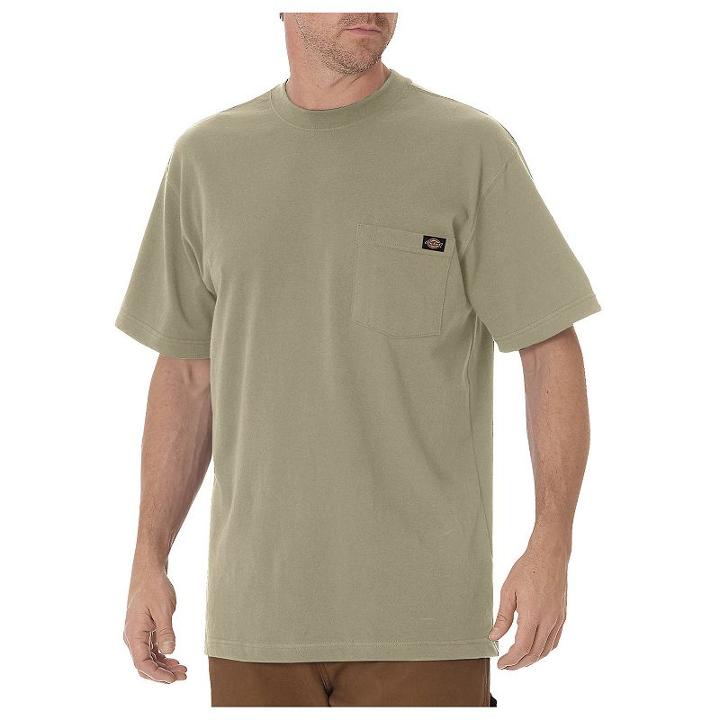 Big & Tall Dickies Classic-fit Heavyweight Tee, Men's, Size: Xxl Tall, Dark Beige