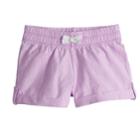 Girls 4-10 Jumping Beans&reg; Roll-cuff Slubbed Shorts, Size: 6x, Lt Purple