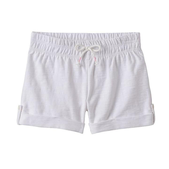 Girls 4-10 Jumping Beans&reg; Slubbed Cuff Shorts, Girl's, Size: 6x, White