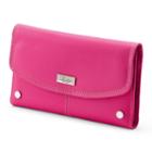 Buxton Westcott Leather Checkbook Wallet, Women's, Pink