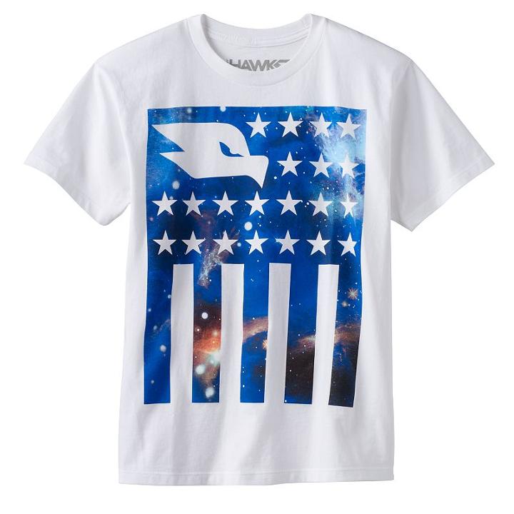 Boys 8-20 Tony Hawk Flag Tee, Boy's, Size: Xl, White Oth