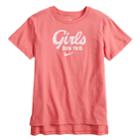 Girls 7-16 Nike Girls Run This Graphic Tee, Size: Small, Brt Orange