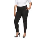 Plus Size Jennifer Lopez Modern Fit Skinny Jeans, Women's, Size: 24 W, Black