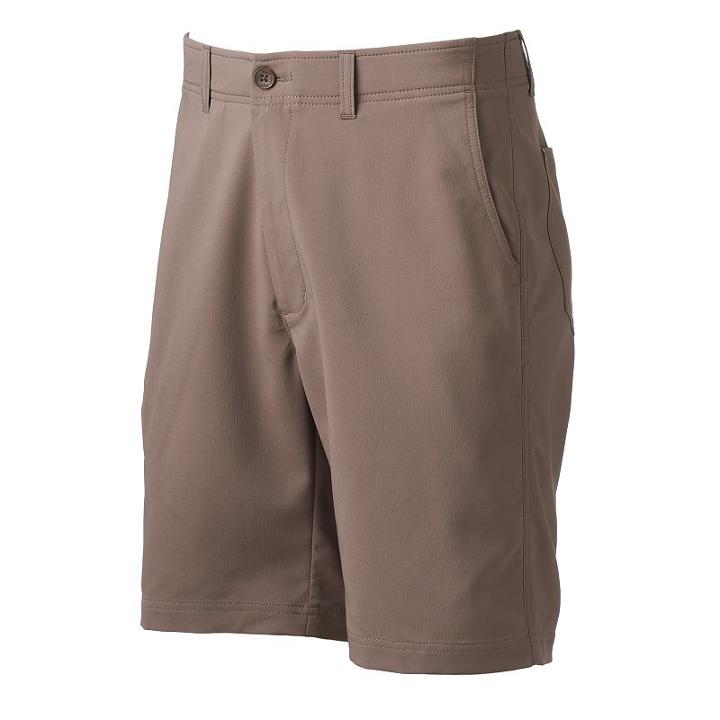 Men's Haggar In Motion Classic-fit Comfort Stretch Utility Shorts, Size: 44, Natural