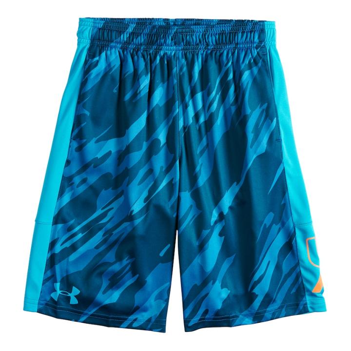Boys 8-20 Under Armour Stunt Shorts, Size: Small, Brt Blue